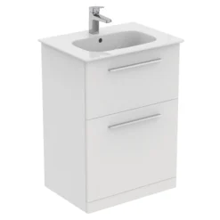 Ideal Standard I.life A Standard Matt White Freestanding Bathroom Vanity Unit (H)85.3cm (W)60cm -Trade Point Store ideal standard i life a standard matt white freestanding bathroom vanity unit h 85 3cm w 60cm8014140502456 06c bq