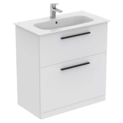 Ideal Standard I.life A Standard Matt White Freestanding Bathroom Vanity Unit (H)85.3cm (W)80cm -Trade Point Store ideal standard i life a standard matt white freestanding bathroom vanity unit h 85 3cm w 80cm8014140502487 03c bq