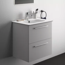 Ideal Standard I.life A Standard Matt White Wall-mounted Bathroom Vanity Unit (H)63cm (W)60cm -Trade Point Store ideal standard i life a standard matt white wall mounted bathroom vanity unit h 63cm w 60cm8014140501947 09i bq