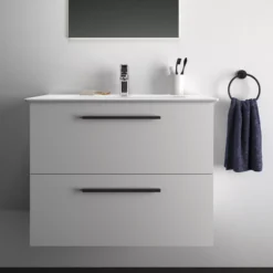 Ideal Standard I.life A Standard Matt White Wall-mounted Bathroom Vanity Unit (H)63cm (W)80cm -Trade Point Store ideal standard i life a standard matt white wall mounted bathroom vanity unit h 63cm w 80cm8014140501978 06i bq