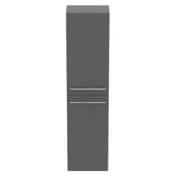 Ideal Standard I.life A Tall Gloss Quartz Grey Single Wall-mounted Bathroom Cabinet (H)160cm (W)40cm -Trade Point Store ideal standard i life a tall gloss quartz grey single wall mounted bathroom cabinet h 160cm w 40cm8014140493730 04c bq