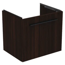 Ideal Standard I.life S Compact Coffee Brown Oak Effect Wall-mounted Bathroom Vanity Unit (H)44cm (W)50cm