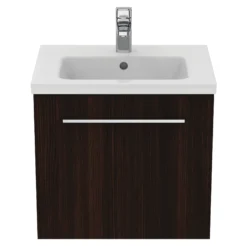 Ideal Standard I.life S Compact Coffee Brown Oak Effect Wall-mounted Bathroom Vanity Unit (H)44cm (W)50cm -Trade Point Store ideal standard i life s compact coffee brown oak effect wall mounted bathroom vanity unit h 44cm w 50cm8014140502913 06c bq