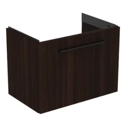 Ideal Standard I.life S Compact Coffee Brown Oak Effect Wall-mounted Bathroom Vanity Unit (H)44cm (W)60cm
