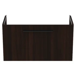 Ideal Standard I.life S Compact Coffee Brown Oak Effect Wall-mounted Bathroom Vanity Unit (H)44cm (W)80cm -Trade Point Store ideal standard i life s compact coffee brown oak effect wall mounted bathroom vanity unit h 44cm w 80cm8014140503033 03c bq