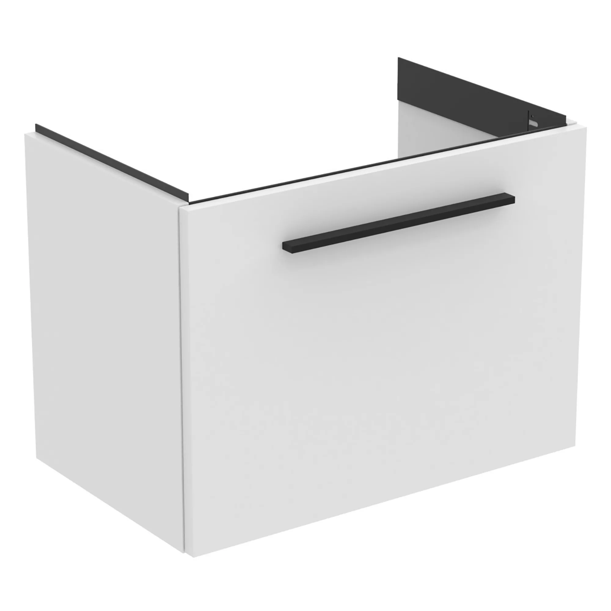 Ideal Standard I.life S Compact Matt White Wall-mounted Bathroom Vanity Unit (H)44cm (W)60cm 1 Ideal Standard I.life S Compact Matt White Wall-mounted Bathroom Vanity Unit (H)44cm (W)60cm