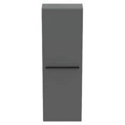 Ideal Standard I.life S Gloss Quartz Grey Single Wall-mounted Bathroom Cabinet (H)120cm (W)40cm -Trade Point Store ideal standard i life s gloss quartz grey single wall mounted bathroom cabinet h 120cm w 40cm8014140495130 03c bq
