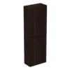 Ideal Standard I.life S Satin Coffee Oak Effect Single Wall-mounted Bathroom Cabinet (H)120cm (W)40cm