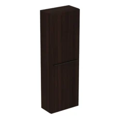 Ideal Standard I.life S Satin Coffee Oak Effect Single Wall-mounted Bathroom Cabinet (H)120cm (W)40cm