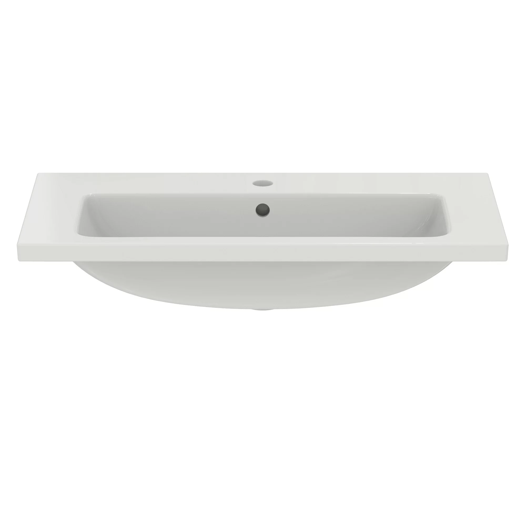 Ideal Standard I.life S White Rectangular Vanity Basin (W)80cm 2 Ideal Standard I.life S White Rectangular Vanity Basin (W)80cm - Image 2