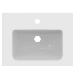 Ideal Standard I.life S White Rectangular Wall-mounted Vanity Basin (W)50cm -Trade Point Store ideal standard i life s white rectangular wall mounted vanity basin w 50cm8014140491705 04c bq