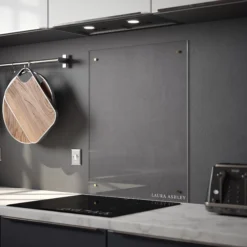 Laura Ashley Clear Glass Splashback, (H)750mm (W)600mm (T)6mm 9 Laura Ashley Clear Glass Splashback, (H)750mm (W)600mm (T)6mm -Trade Point Store laura ashley clear glass splashback h 750mm w 600mm t 6mm5060729155523 03i bq