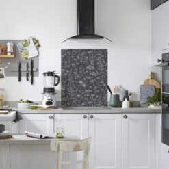 Laura Ashley Lisette Charcoal Silhouette Floral Glass Splashback, (H)750mm (W)600mm (T)6mm 8 Laura Ashley Lisette Charcoal Silhouette Floral Glass Splashback, (H)750mm (W)600mm (T)6mm -Trade Point Store laura ashley lisette charcoal silhouette floral glass splashback h 750mm w 600mm t 6mm5060729155479 02i bq