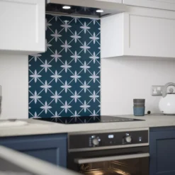 Laura Ashley Wicker Midnight Seaspray Geometric Glass Splashback, (H)750mm (W)600mm (T)6mm 10 Laura Ashley Wicker Midnight Seaspray Geometric Glass Splashback, (H)750mm (W)600mm (T)6mm -Trade Point Store laura ashley wicker midnight seaspray geometric glass splashback h 750mm w 600mm t 6mm5060729155509 03i bq