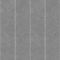 Splashwall Alloy Grey Herringbone Aluminium Splashback, (H)750mm (W)2440mm (T)4mm