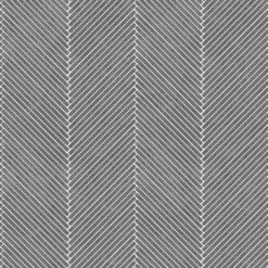 Splashwall Alloy Grey Herringbone Aluminium Splashback, (H)800mm (W)600mm (T)4mm