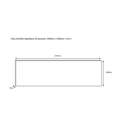 Splashwall Alloy Grey Stellate Blush Geometric Aluminium Splashback, (H)600mm (W)2440mm (T)4mm 5 Splashwall Alloy Grey Stellate Blush Geometric Aluminium Splashback, (H)600mm (W)2440mm (T)4mm -Trade Point Store splashwall alloy grey stellate blush geometric aluminium splashback h 600mm w 2440mm t 4mm5060699097922 03c