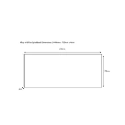 Splashwall Alloy Grey Stellate Blush Geometric Aluminium Splashback, (H)750mm (W)2440mm (T)4mm -Trade Point Store splashwall alloy grey stellate blush geometric aluminium splashback h 750mm w 2440mm t 4mm5060699097915 03c