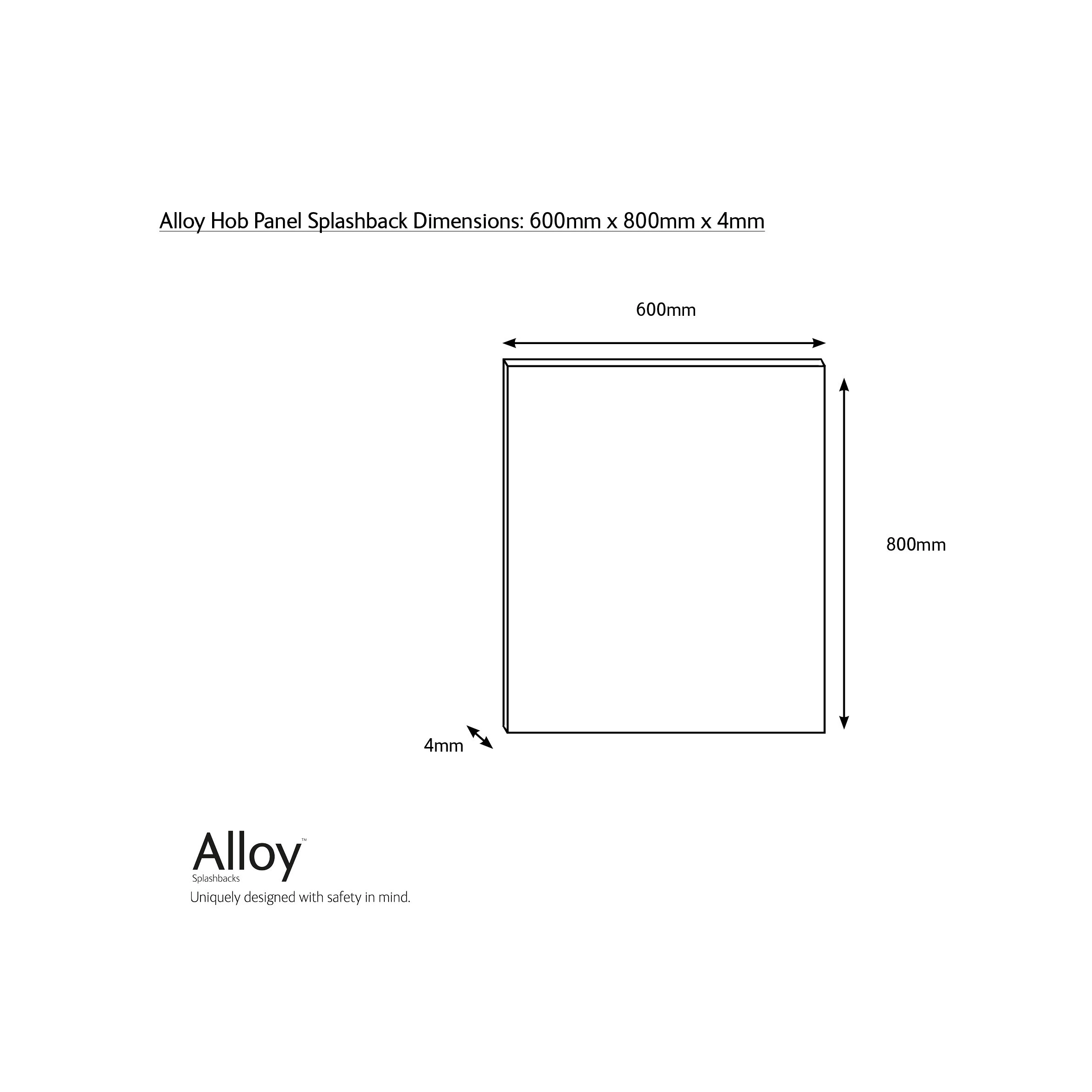 Splashwall Alloy Grey Stellate Blush Geometric Aluminium Splashback, (H)800mm (W)600mm (T)4mm 3 Splashwall Alloy Grey Stellate Blush Geometric Aluminium Splashback, (H)800mm (W)600mm (T)4mm - Image 3