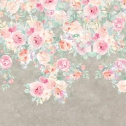 Splashwall Alloy Grey Urban Cluster Concrete Effect Aluminium Splashback, (H)800mm (W)600mm (T)4mm