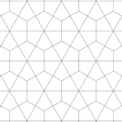 Splashwall Alloy White Diamond Tile Geometric Aluminium Splashback, (H)800mm (W)900mm (T)4mm