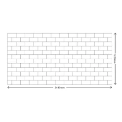 Splashwall Coffee Laminate Splashback, (H)1220mm (W)2440mm (T)3mm -Trade Point Store splashwall coffee laminate splashback h 1220mm w 2440mm t 3mm5060699096994 01t bq