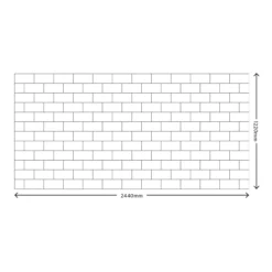 Splashwall Cream Laminate Splashback, (H)1220mm (W)2440mm (T)3mm -Trade Point Store splashwall cream laminate splashback h 1220mm w 2440mm t 3mm5060699096987 01t bq