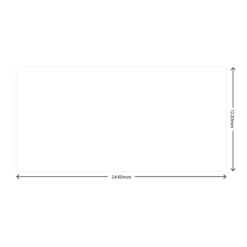 Splashwall Gloss Mist Acrylic Splashback, (H)1220mm (W)2440mm (T)4mm -Trade Point Store splashwall gloss mist acrylic splashback h 1220mm w 2440mm t 4mm5060045036995 01t bq