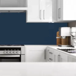 Splashwall Gloss Royal Blue Acrylic Splashback, (H)1220mm (W)2440mm (T)4mm -Trade Point Store splashwall gloss royal blue acrylic splashback h 1220mm w 2440mm t 4mm5060045037077 01i bq