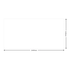 Splashwall Matt Brown MDF Splashback, (H)1220mm (W)2440mm (T)10mm -Trade Point Store splashwall matt brown mdf splashback h 1220mm w 2440mm t 10mm5060699096925 01t bq