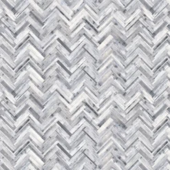 Splashwall Matt Grey Herringbone MDF Splashback, (H)1220mm (W)2440mm (T)10mm
