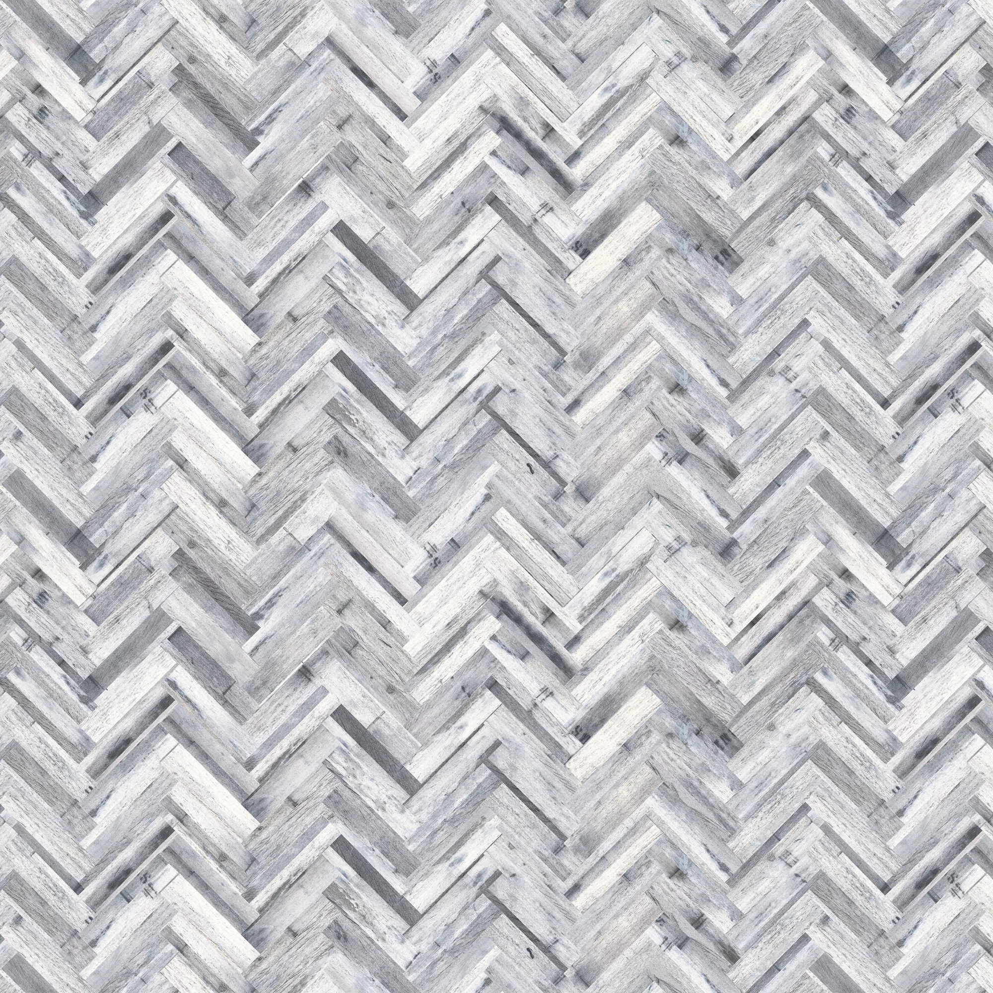 Splashwall Matt Grey & White Herringbone MDF Splashback, (H)600mm (W)2440mm (T)10mm 1 Splashwall Matt Grey & White Herringbone MDF Splashback, (H)600mm (W)2440mm (T)10mm