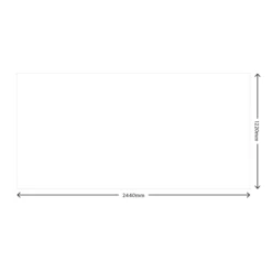 Splashwall Matt Lime Acrylic Splashback, (H)1220mm (W)2440mm (T)4mm -Trade Point Store splashwall matt lime acrylic splashback h 1220mm w 2440mm t 4mm5060699097168 01t bq