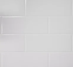 Splashwall White Melamine Top Surface Of HPL Splashback, (H)1220mm (W)2440mm (T)3mm