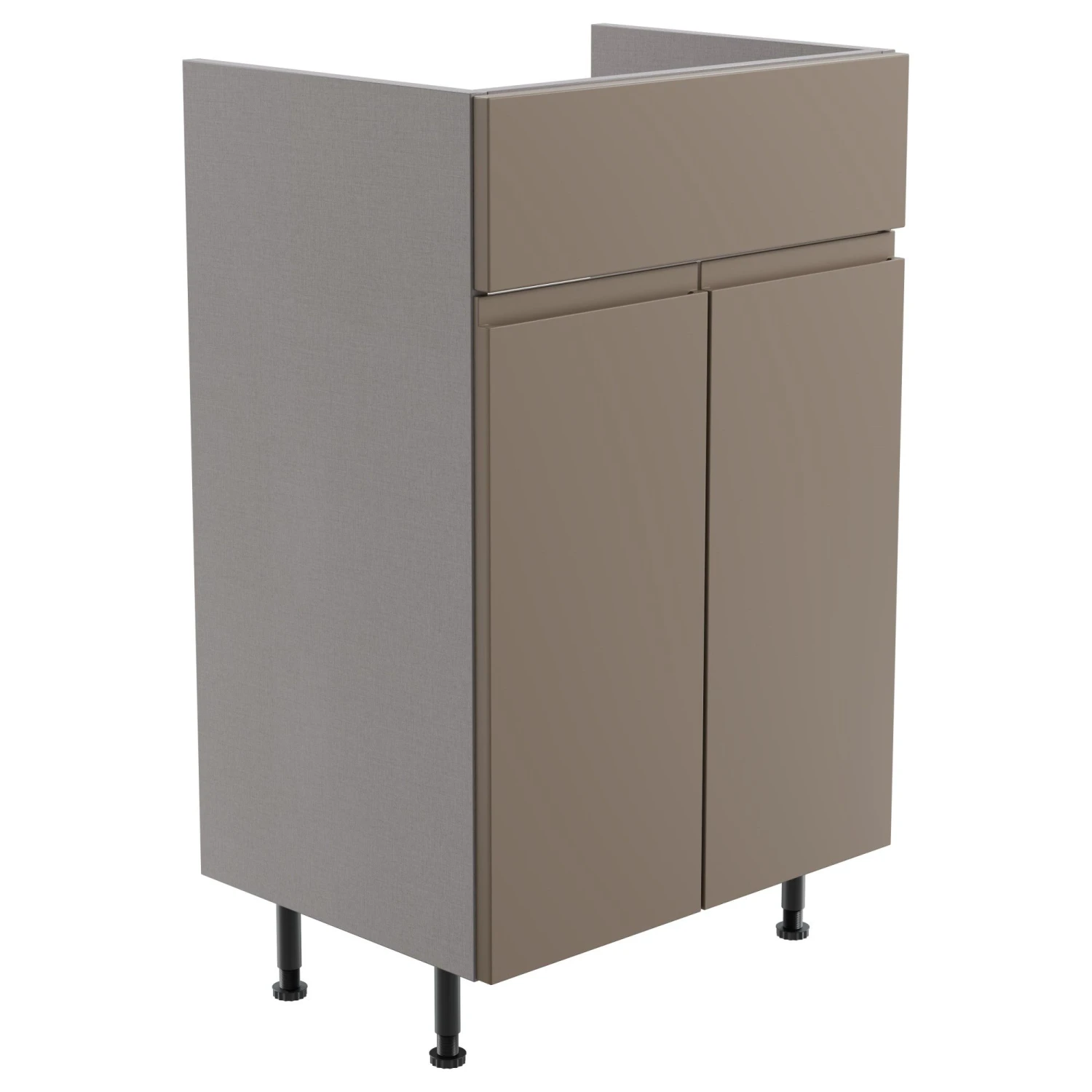 Westport Matt Stone Grey Freestanding Bathroom Vanity Cabinet (W)495mm (H)820mm 1 Westport Matt Stone Grey Freestanding Bathroom Vanity Cabinet (W)495mm (H)820mm