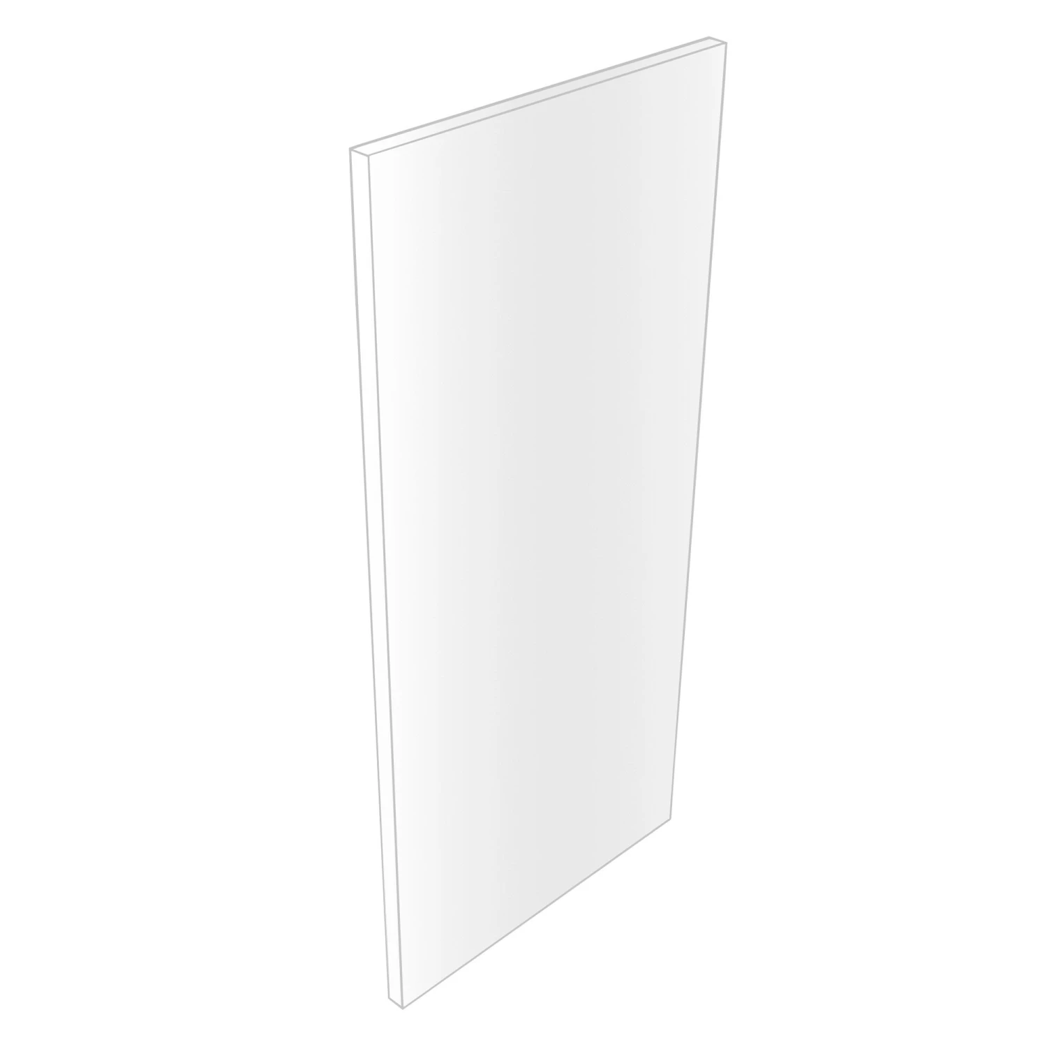 Westport Matt White End Panel (H)720mm 1 Westport Matt White End Panel (H)720mm